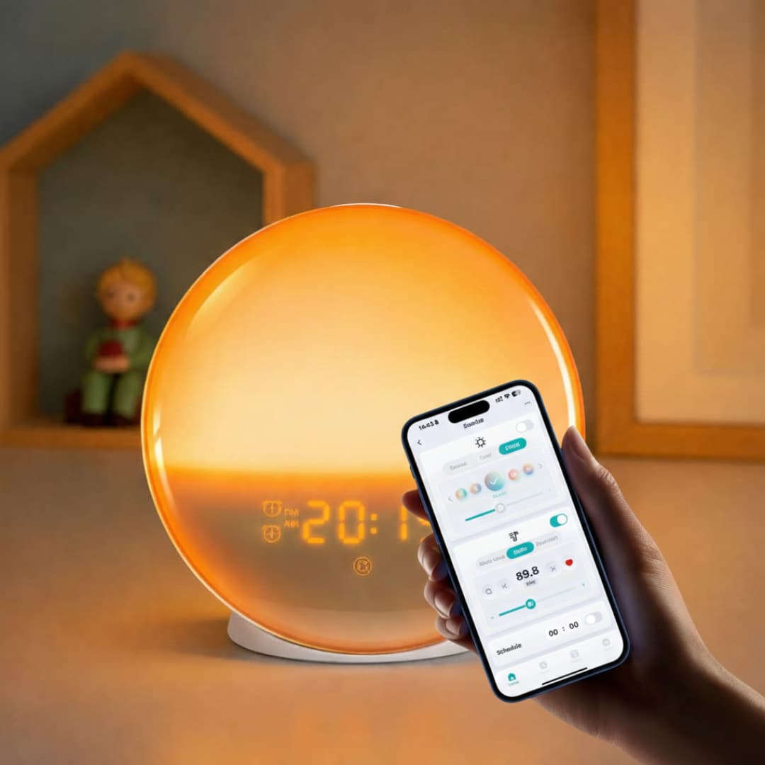 NoctaRise réveil simulateur d'aube MaDouceVeilleuse